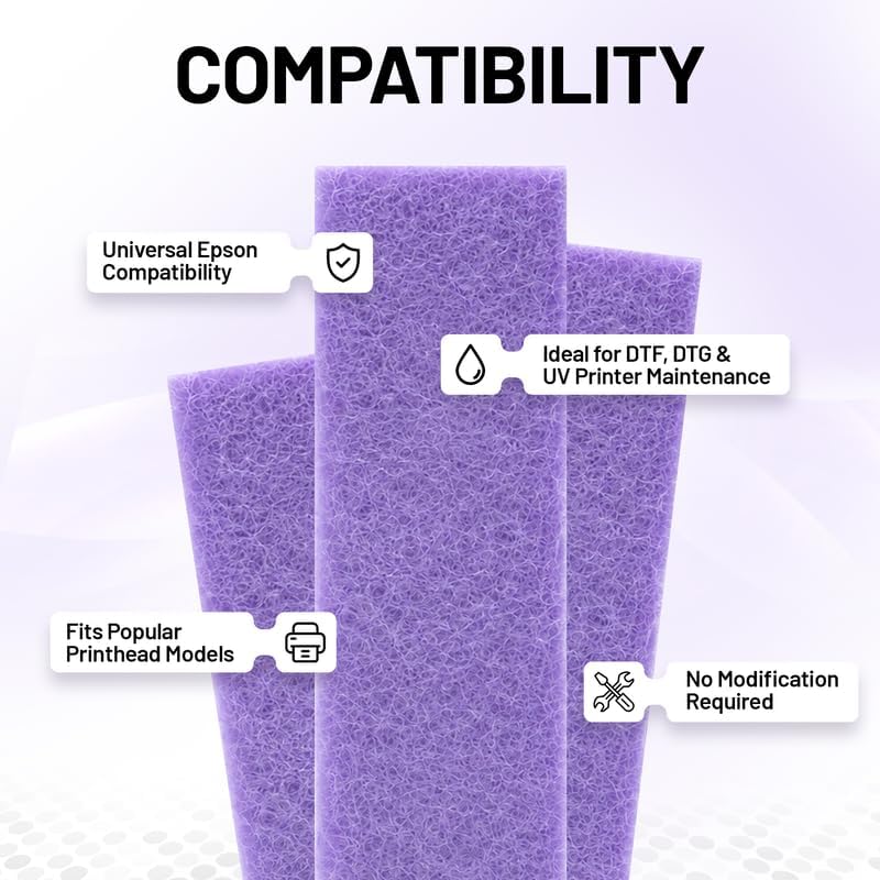 Splash Absorbing Strips for Printhead Maintenance