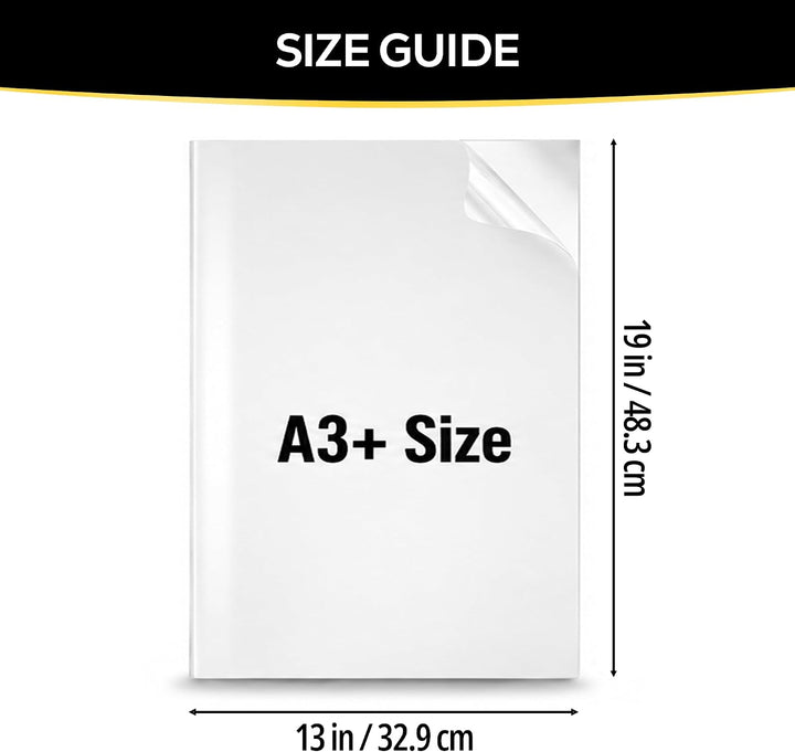 DTFLINE™ INSTAPEEL DTF Transfer Film Sheets – Premium Matte Warm Peel PET Film for DTF Printers