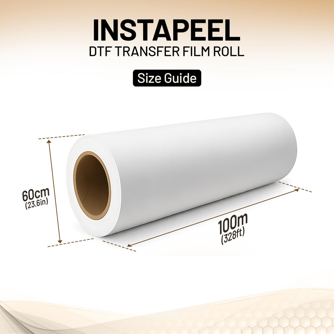 DTFLINE™  Premium Matte DTF Transfer Film Rolls – Warm Peel PET Film for DTF Printers