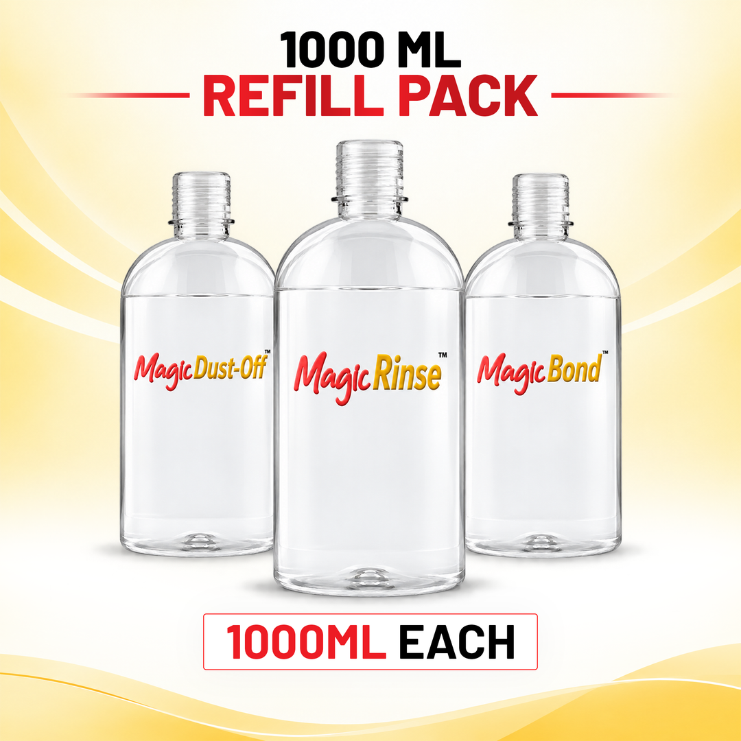 MagicLine™ Finishing Solutions Refill Pack – MagicBond™, MagicDust-Off™ &amp; MagicRinse™