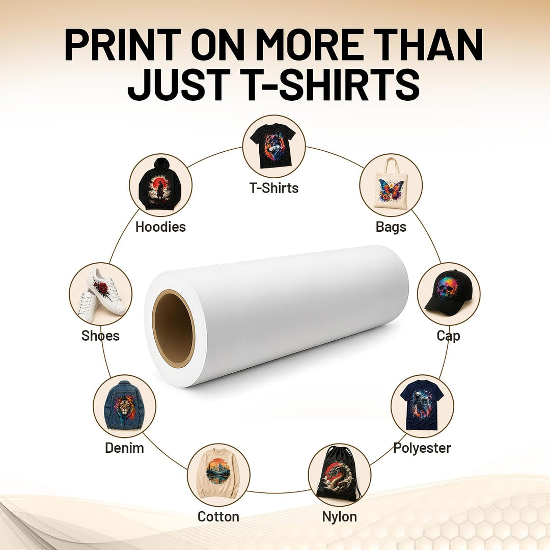DTFLINE™  Premium Matte DTF Transfer Film Rolls – Warm Peel PET Film for DTF Printers
