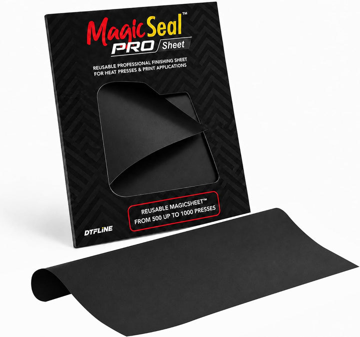 MagicSeal Pro™ Reusable Transfer Finishing Sheet for DTF, HTV, DTG &amp; Heat-Applied Transfers