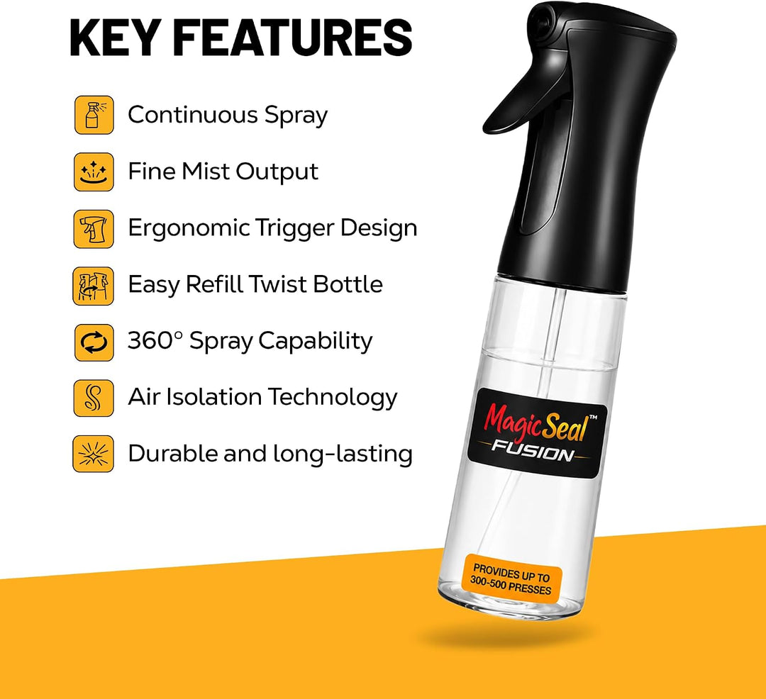 MagicSeal Fusion™ 500ml DTF Finishing Starter Kit with Misting Spray Bottle and Protective Teflon Sheet