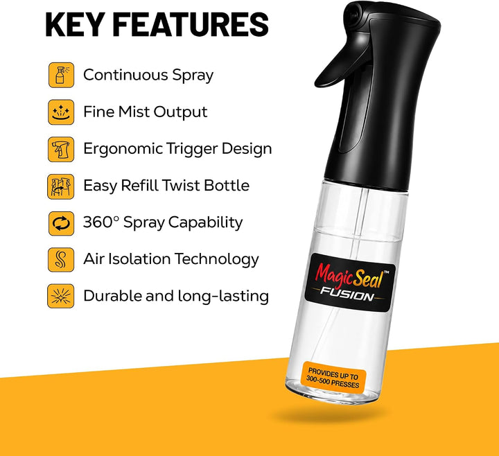 MagicSeal Fusion™ 500ml DTF Finishing Starter Kit with Misting Spray Bottle and Protective Teflon Sheet