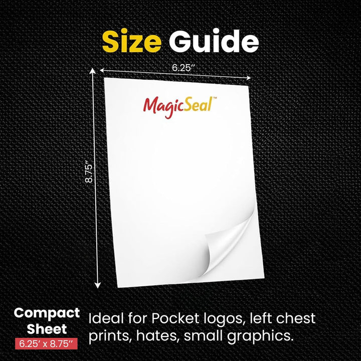 MagicSeal™ Reusable Post-Press Finishing Sheet for DTF, HTV, DTG and Transfer Prints, Improves Softness, Breathability and Wash Durability