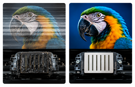 Clogged Printhead