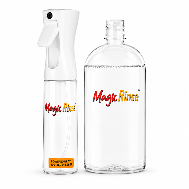 MagicRinse™ DTF Finishing Spray – Water-Based Transfer Finishing Solution for Cleaner, Static-Free Transfer Preparation