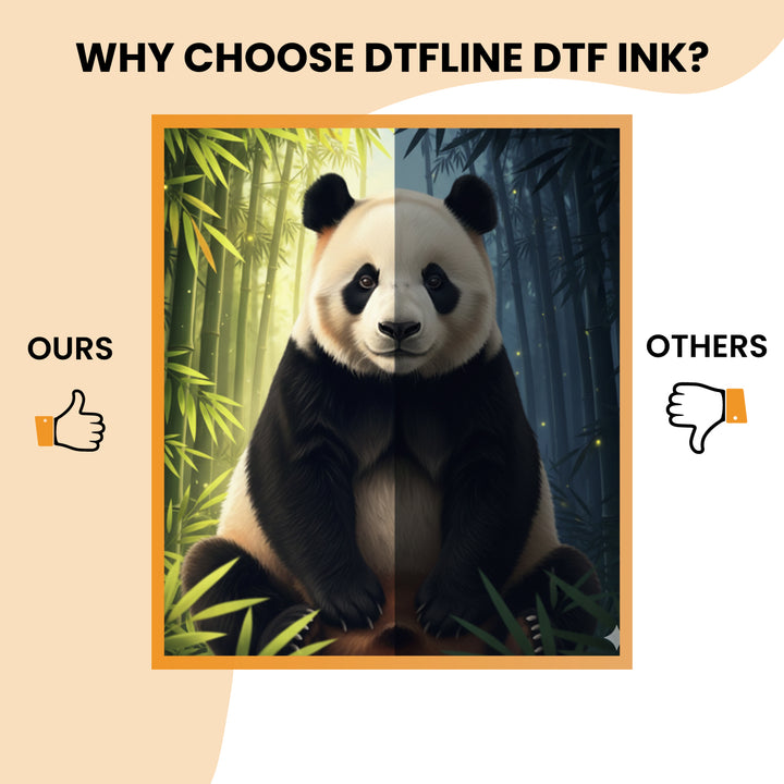 DTFLINE™ Premium Epson DTF Ink 190ML for ET-8550, L1800, XP15000, I3200 &amp; More | Vibrant Color &amp; Wash Durable