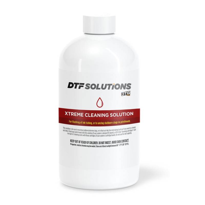 DTGPRO XTREME Cleaning Solution for Printhead Clogs &amp; Ink Tubing Flushing